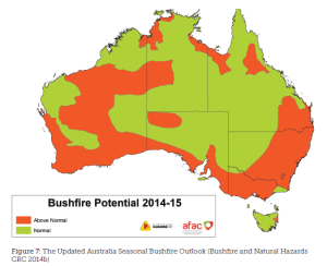Bushfire potential 2014 2015