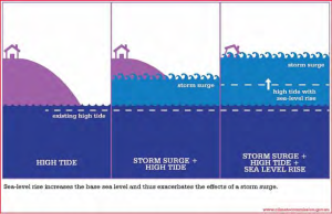 Sea level rise storm surge