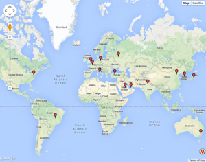 military expenditure world map 2014