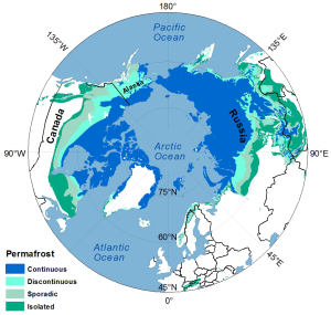 Permafrost Arctic zones