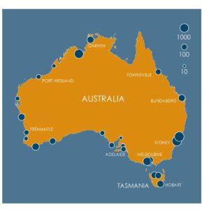 Sea level rise Oz